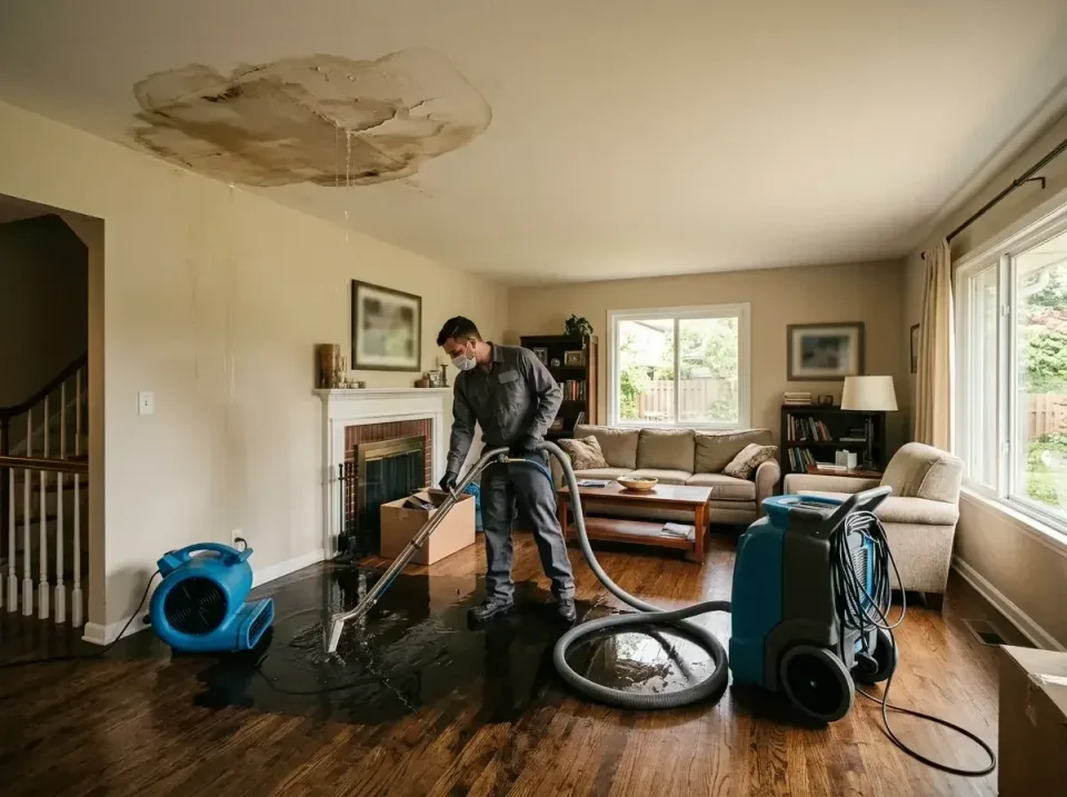 attic-pipe-burst-ceiling-drip-008 — frequently asked questions, Water Damage Restoration & Carpet Care in Fremont, OH